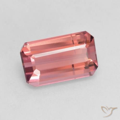 2.00 ct Pink Tourmaline Stone, Natural Tourmaline in Octagon Facet Shape for Sale