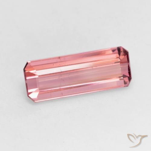 2.19 ct Pink Tourmaline Stone, Natural Tourmaline in Octagon Facet Shape for Sale