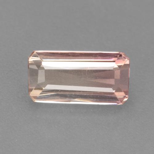 7,9 x 4,1mm octagonschliff zweifarbiger Turmalin aus Mosambik, Gewicht 0,91 ct, 1 Stück Turmalin - Farbe: Zweifarbig, natürlicher Edelstein in VS Reinheit, Mohs-Härte von 7 - 7,5 Geeignet für den täglichen Gebrauch im Schmuck, Empfänglicher Stein, Photo A