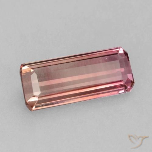 1.49 ct Pink Tourmaline Stone, Natural Tourmaline in Octagon Facet Shape for Sale