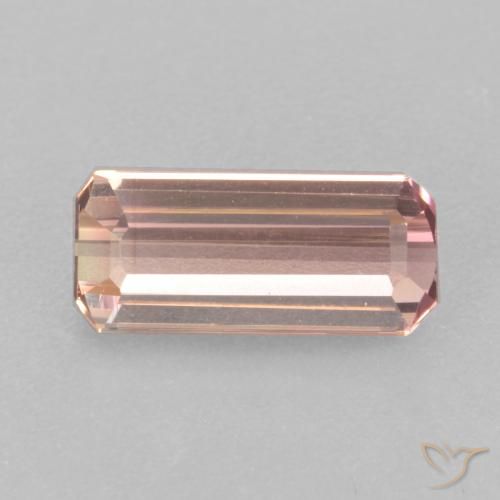 1.65ct Natural Light Pink Tourmaline, Emerald Cut, VVS-VS