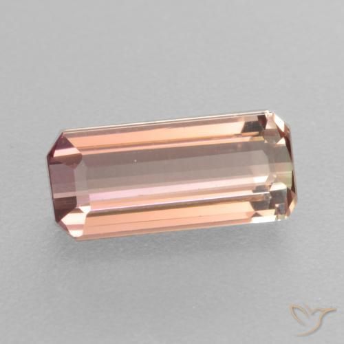 1.65 ct Pink Tourmaline Stone, Natural Tourmaline in Octagon Facet Shape for Sale