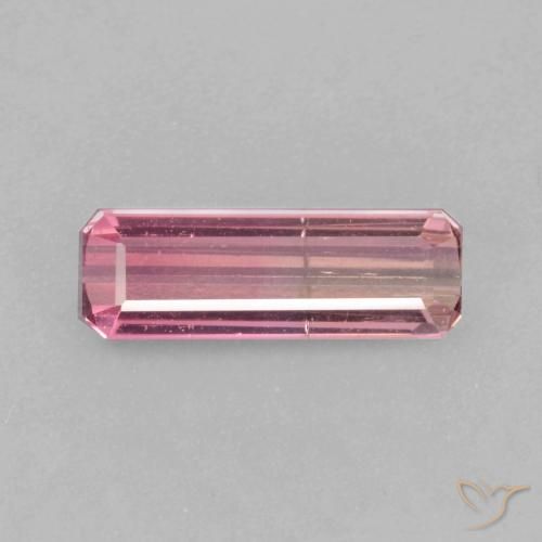 1.57ct Natural Light Pink Tourmaline, Emerald Cut, VS-SI