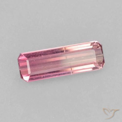 1.57 ct Pink Tourmaline Stone, Natural Tourmaline in Octagon Facet Shape for Sale