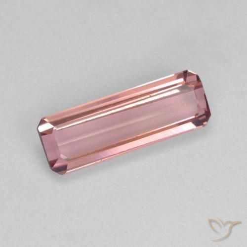 1.46 ct Pink Tourmaline Stone, Natural Tourmaline in Octagon Facet Shape for Sale