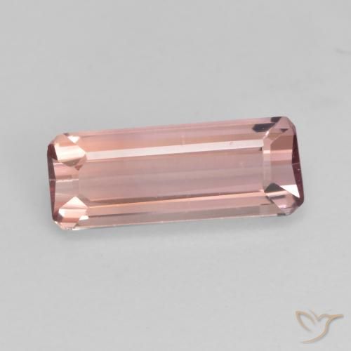 1.15ct Natural Medium Pink Tourmaline, Emerald Cut, VS