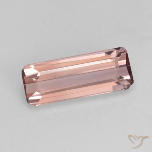 1.15 ct Pink Tourmaline Stone, Natural Tourmaline in Octagon Facet Shape for Sale
