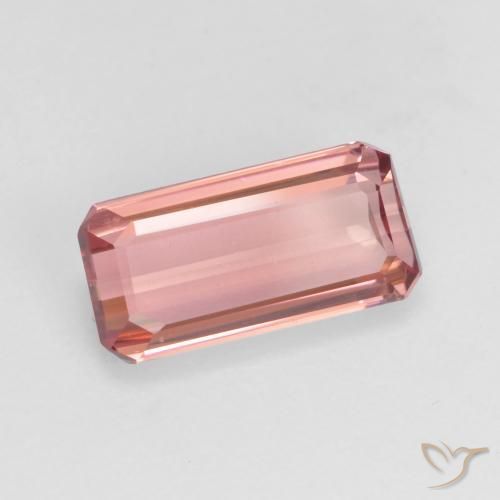 1.47 ct Pink Tourmaline Stone, Natural Tourmaline in Octagon Facet Shape for Sale