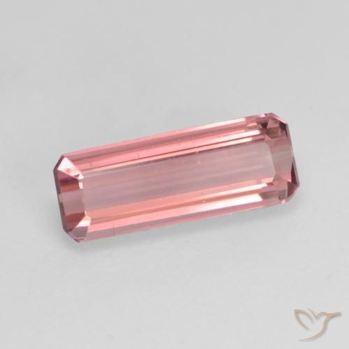 1.54 ct Pink Tourmaline Stone, Natural Tourmaline in Octagon Facet Shape for Sale