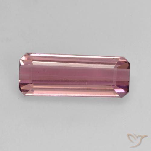 1.47ct Natural Royal Purple Tourmaline, Emerald Cut, VS