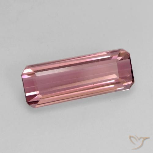 1.47 ct Pink Tourmaline Stone, Natural Tourmaline in Octagon Facet Shape for Sale