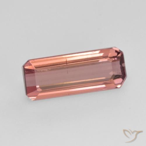 1.22 ct Pink Tourmaline Stone, Natural Tourmaline in Octagon Facet Shape for Sale