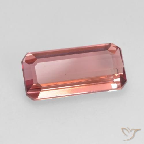 1.48 ct Pink Tourmaline Stone, Natural Tourmaline in Octagon Facet Shape for Sale