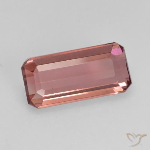 1.36 ct Pink Tourmaline Stone, Natural Tourmaline in Octagon Facet Shape for Sale