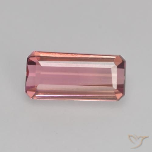 1.16 ct Pink Tourmaline Stone, Natural Tourmaline in Octagon Facet Shape for Sale