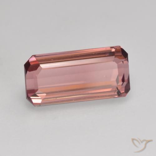 1.88 ct Pink Tourmaline Stone, Natural Tourmaline in Octagon Facet Shape for Sale