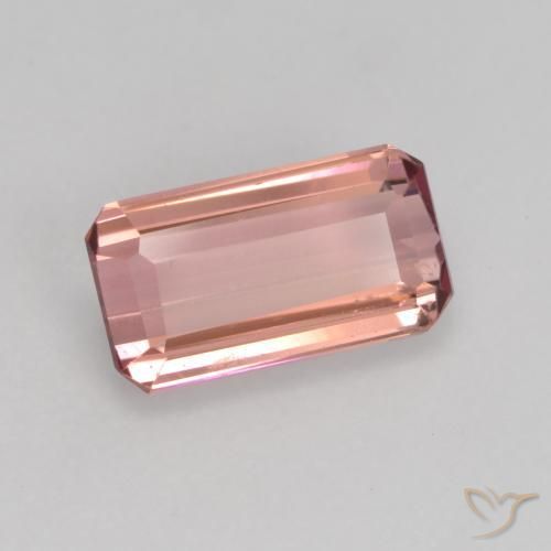 1.15 ct Pink Tourmaline Stone, Natural Tourmaline in Octagon Facet Shape for Sale