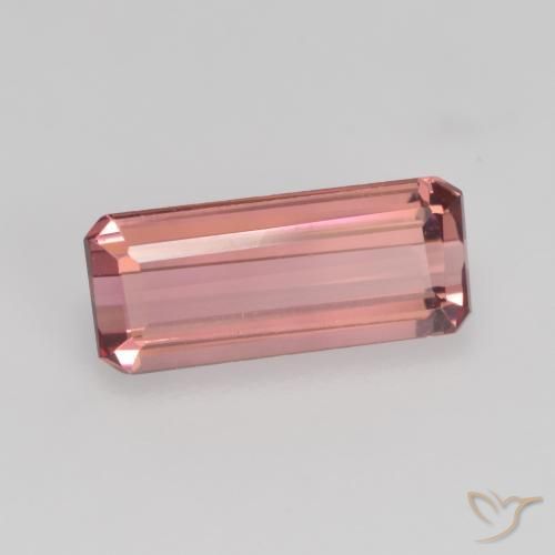 1.45 ct Pink Tourmaline Stone, Natural Tourmaline in Octagon Facet Shape for Sale