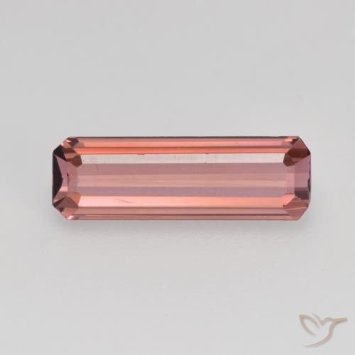 1.04ct Natural Medium Pink Tourmaline, Emerald Cut, VVS-VS