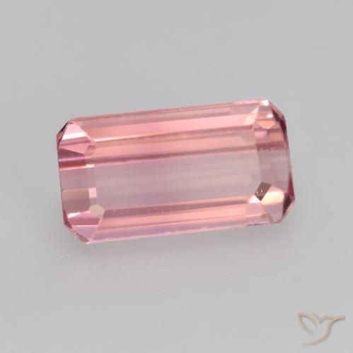 0.92 ct Pink Tourmaline Stone, Natural Tourmaline in Octagon Facet Shape for Sale