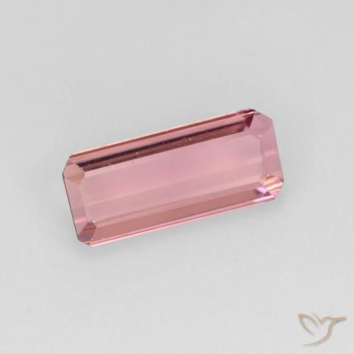 0.93 ct Pink Tourmaline Stone, Natural Tourmaline in Octagon Facet Shape for Sale
