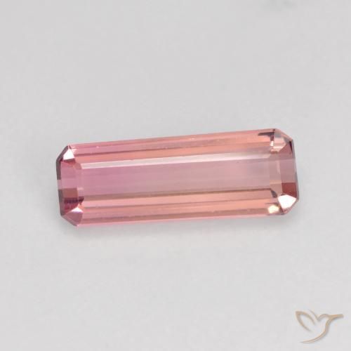 0.90 ct Pink Tourmaline Stone, Natural Tourmaline in Octagon Facet Shape for Sale