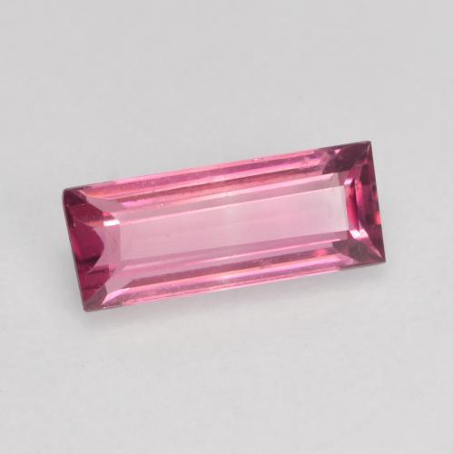 Lila-rosa Turmalin Edelstein - 0.6ct Baquette Schliff (ID: 538015)