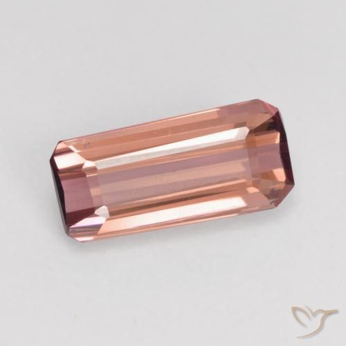 0.92 ct Pink Tourmaline Stone, Natural Tourmaline in Octagon Facet Shape for Sale