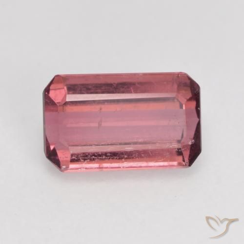 0.88 ct Pink Tourmaline Stone, Natural Tourmaline in Octagon Facet Shape for Sale