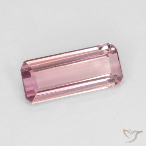 1.86 ct Pink Tourmaline Stone, Natural Tourmaline in Octagon Facet Shape for Sale