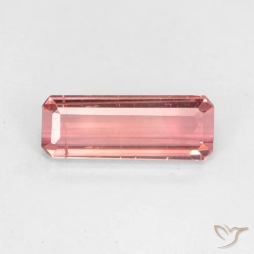 1.64ct Natural Intense Pink Tourmaline, Emerald Cut, VS-SI