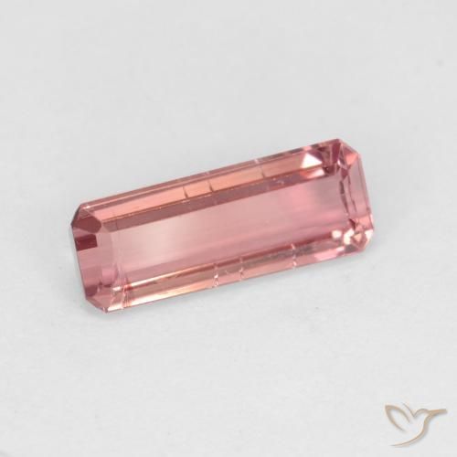 1.64 ct Pink Tourmaline Stone, Natural Tourmaline in Octagon Facet Shape for Sale