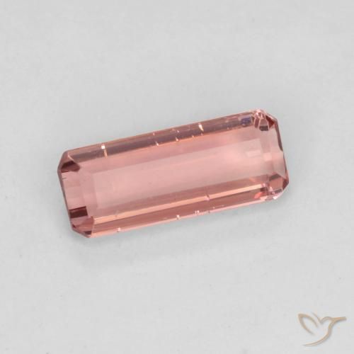 1.02 ct Pink Tourmaline Stone, Natural Tourmaline in Octagon Facet Shape for Sale
