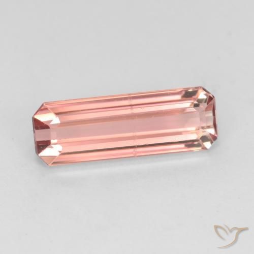 1.47 ct Pink Tourmaline Stone, Natural Tourmaline in Octagon Facet Shape for Sale