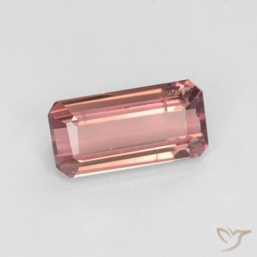 1.42 ct Pink Tourmaline Stone, Natural Tourmaline in Octagon Facet Shape for Sale