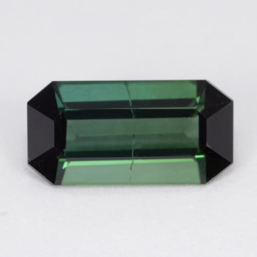 Dark Green Tourmaline Gem - 2.3ct Octagon Facet (ID: 543155)