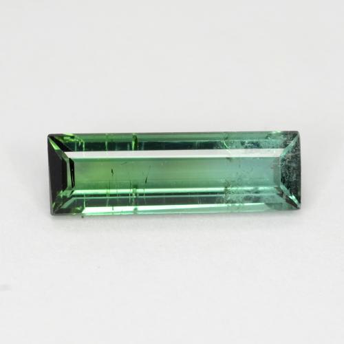Waldgrün Turmalin Edelstein - 1.1ct Baquette Schliff (ID: 543493)
