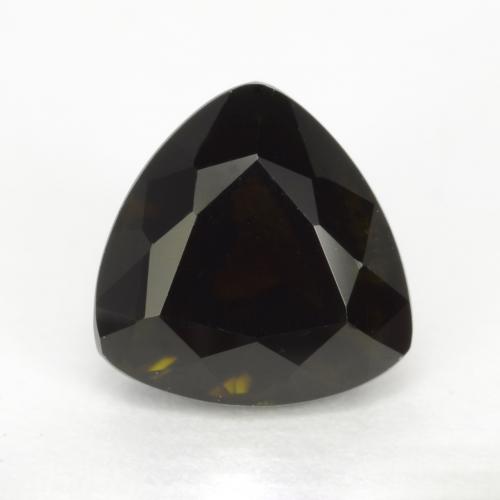 Deep Green Tourmaline Gem - 1.2ct Trillion Facet (ID: 543500)