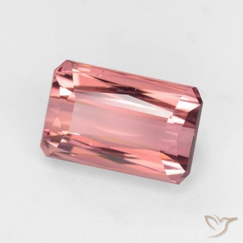 2.32 ct Pink Tourmaline Stone, Natural Tourmaline in Octagon / Scissor Cut Shape for Sale