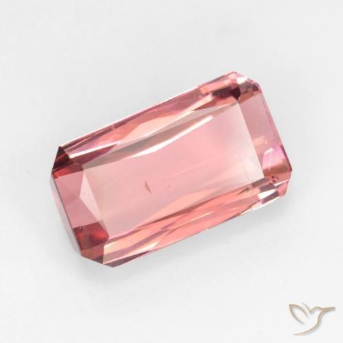 2.81 ct Pink Tourmaline Stone, Natural Tourmaline in Octagon / Scissor Cut Shape for Sale