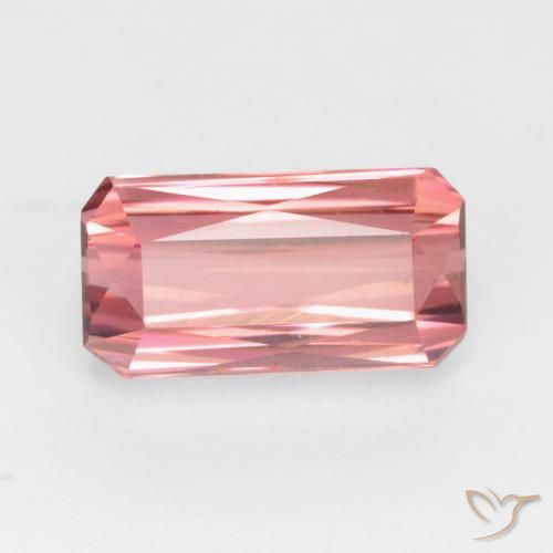 3.12 ct Pink Tourmaline Gemstone, Tourmaline Gem in Octagon / Scissor Cut Shape for Sale.