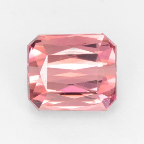 hellrosa Turmalin Edelstein - 2.6ct Oktagon Scheren Schliff (ID: 544808)