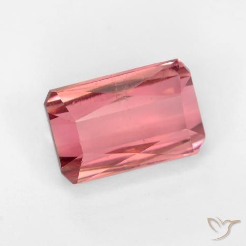2.34 ct Pink Tourmaline Stone, Natural Tourmaline in Octagon / Scissor Cut Shape for Sale