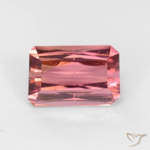 2.57 ct Pink Tourmaline Stone, Natural Tourmaline in Octagon / Scissor Cut Shape for Sale