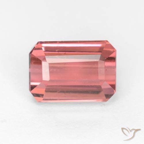 2.83 ct Pink Tourmaline Stone, Natural Tourmaline in Octagon Facet Shape for Sale
