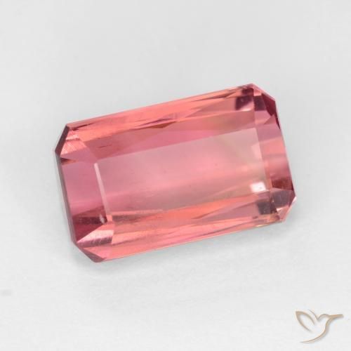 3.03 ct Pink Tourmaline Stone, Natural Tourmaline in Octagon / Scissor Cut Shape for Sale
