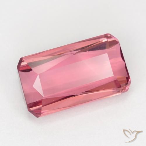 2.59 ct Pink Tourmaline Stone, Natural Tourmaline in Octagon / Scissor Cut Shape for Sale