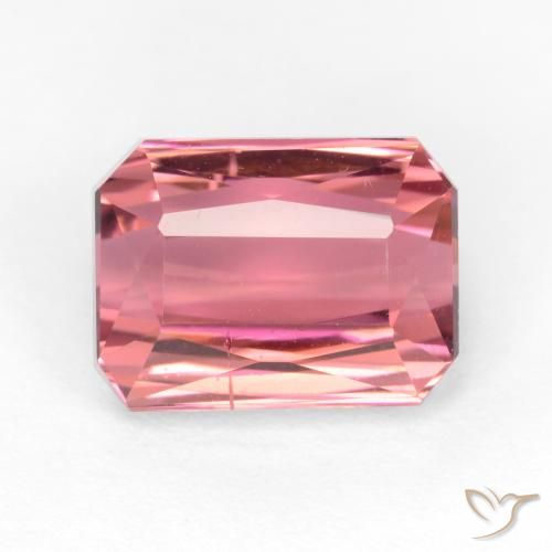 2.99ct Natural Light Pink Tourmaline, Emerald Cut, SI