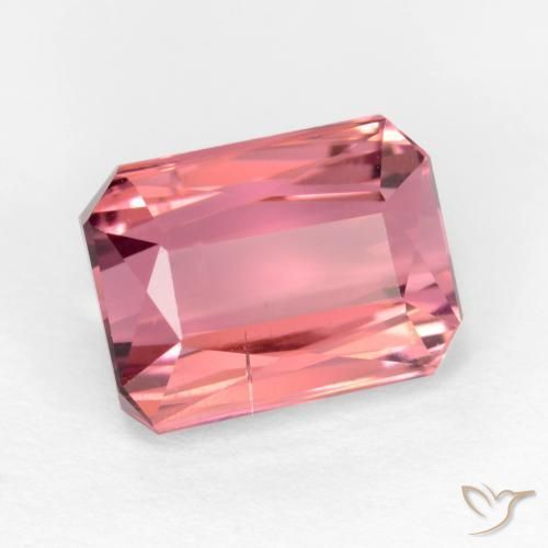2.99 ct Pink Tourmaline Stone, Natural Tourmaline in Octagon / Scissor Cut Shape for Sale