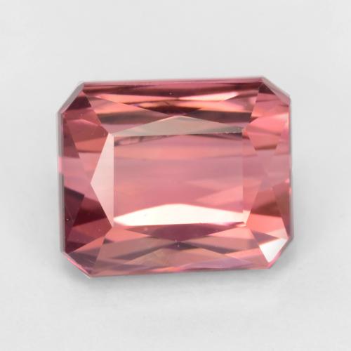 Красновато-розовый Турмалин Камень - 3.2ct Огранка Октагон / Ножницы (ID: 545257)